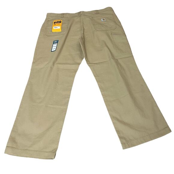 Carhartt Rugged Flex Rigby Dungarees Size 44X30 Tan New BN2291 - Picture 3 of 5